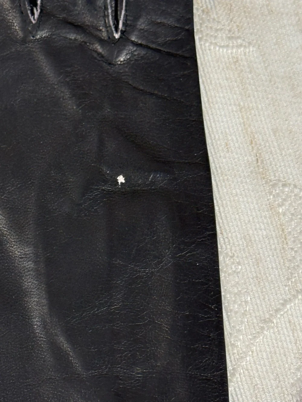 Vintage Italian Black Leather Opera Gloves Size 6.5‎ Made in Italy Formal “Note”